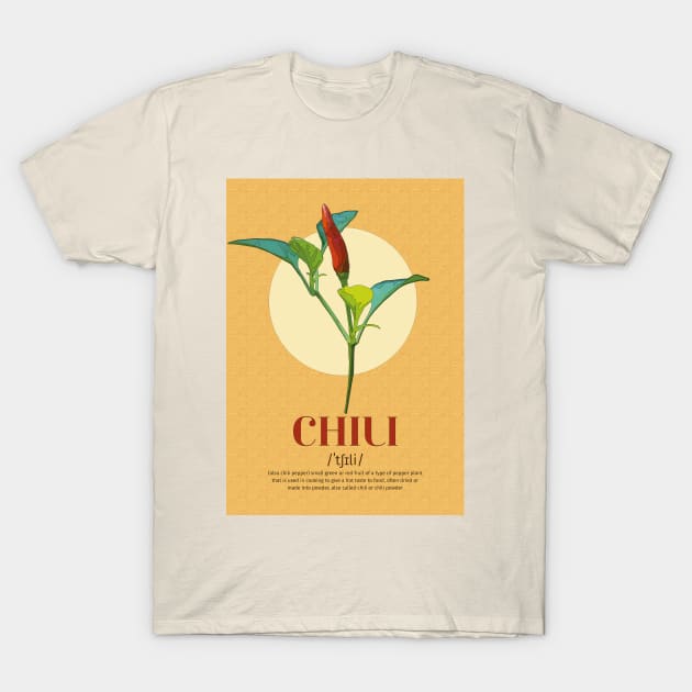 Chili Kitchen Posterart #01 T-Shirt by FlyingMashedPotato